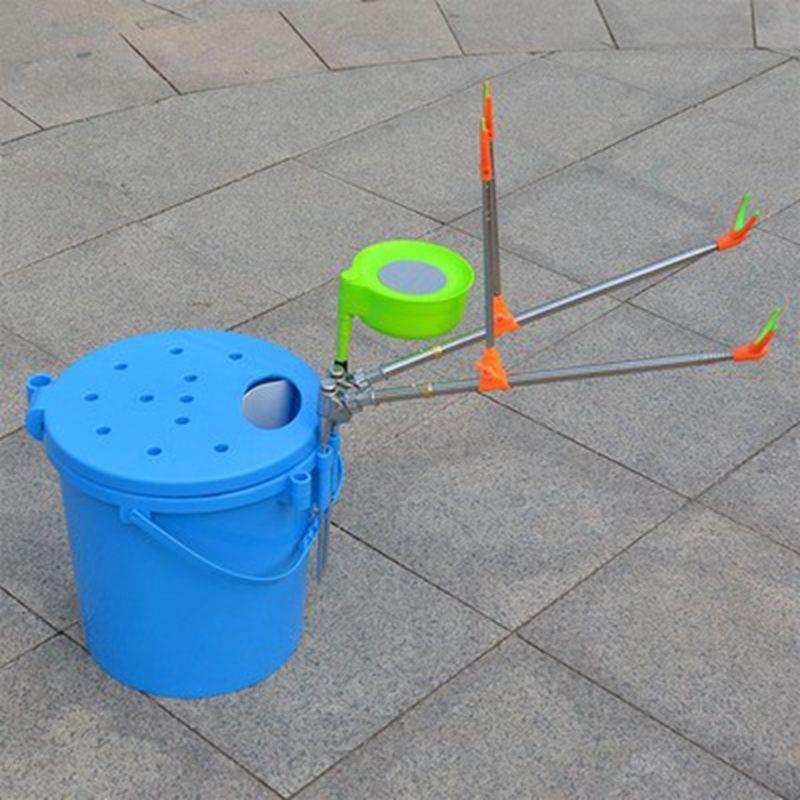 New bucket + double cannon + bait plate